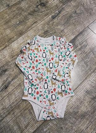 Боді, бодік з довгим рукавом, so cute, р. 9-12міс., 80, довжина 42см
