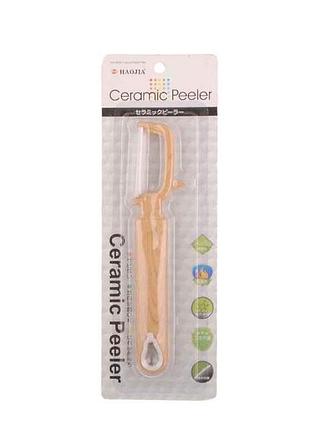 Ніж-економка з керам лезом vt6-18130 ceramic peeler тм vitol