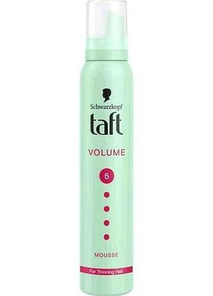 Мус для волосся 200мл 5 volume 5 тм taft