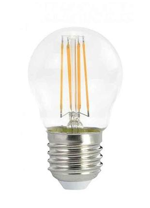 Лампа filament g45 е27 4000k (075-n) тм luxel