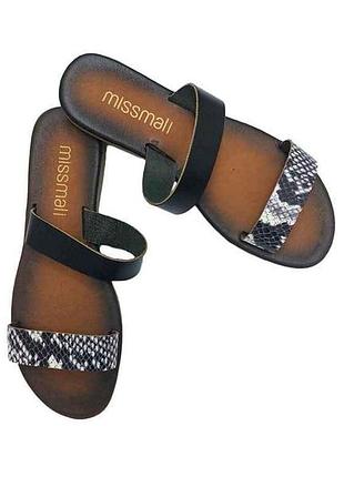 Шлепанцы натуральная кожа 101 питон р.37 тм missmali