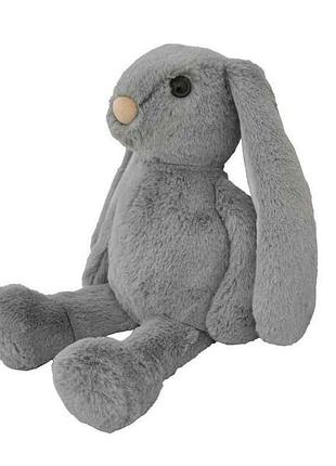 Мягкая игрушка зайчик lovely gray 2*18*2см серый арт.за-0065 тм tigres