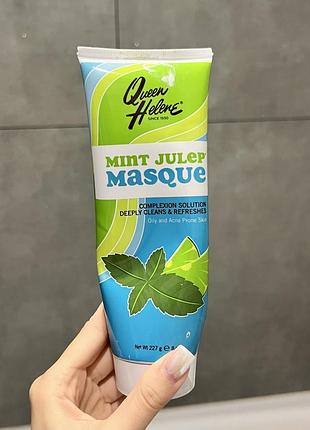 М'ятна маска queen helene "mint julep masque" для жирної та проблемної шкіри