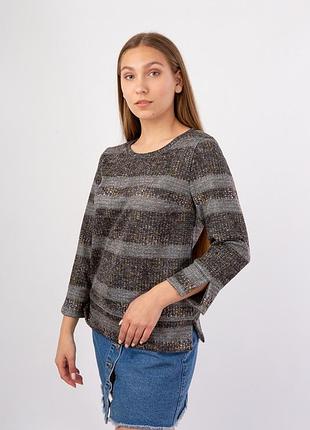 Кофта жіноча з принтом сірий, xl