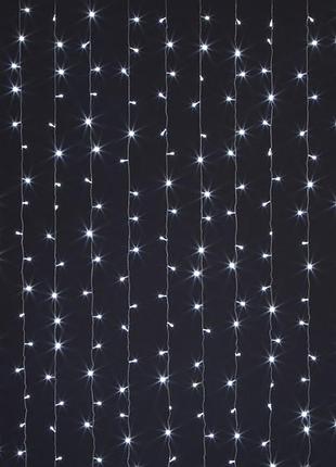 Світлодіодна гірлянда водоспад xmas 360 led w-3 3х2 м біла