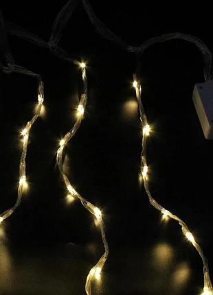 Xmas гірлянд (водоспад 3m*2m) 360led ww-3 теплий білий 12pcs