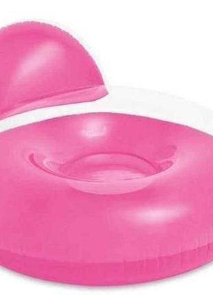 Крісло надувне 137см рожевий арт.58889 тм intex