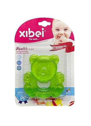 Прорезыватель зеленый погремушка ассорти арт.xb-039-1 тм 7toys