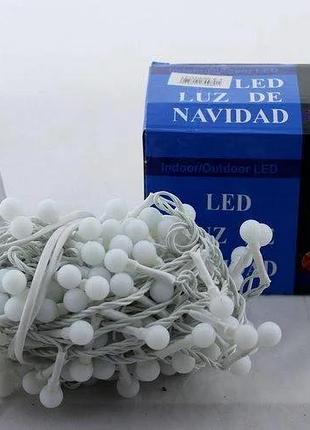 Світлодіодна гірлянда xmas led 100 w-6-2 біла