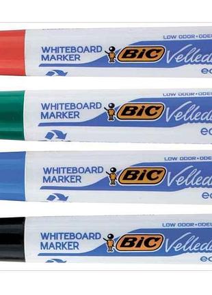 Набор маркеров для сухости. дош. velleda , 4 кольори bc904941 тм bic
