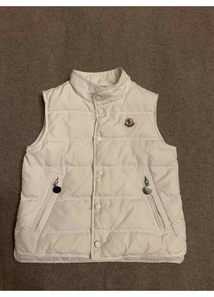 Жилетка для дітей moncler  біла