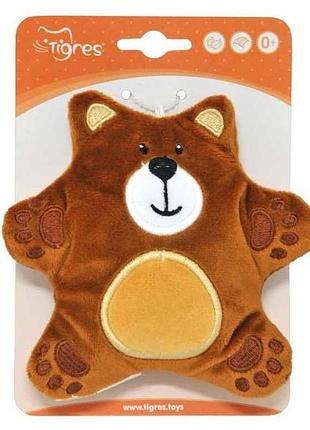 Мягкая игрушка мишка лучший друг 5*13*18см коричневый арт.иг-0072 тм tigres