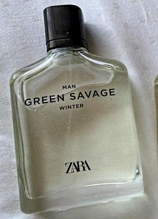 Парфумована вода від zara man green savage winter 100мл