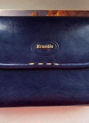 Новий шкіряний гаманець brandio italy
