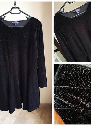 Чорна блискуча сукня marks&spencer