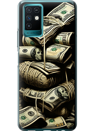 Чехол на infinix note 10 big money из силикона fch_0155755