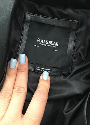 Куртка кожанка косуха pull&bear 3