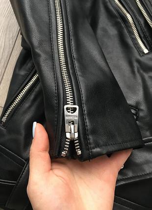 Куртка кожанка косуха pull&bear 9