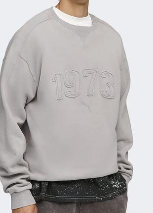 Кофта чоловіча puma hoopocalypse crew сіра, розмір м