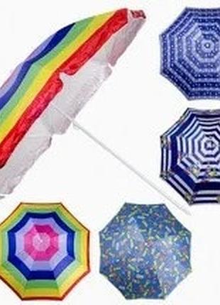 Пляжна парасолька з нахилом 200 см umbrella anti-uv