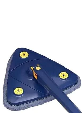 Швабра выдвижная треугольная multi function mop синий 3