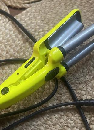 Плойка потрійна гофре babyliss h120e 2