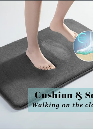 Коврик влаговпитывающий для ванной комнаты 80х50 см cushion soft