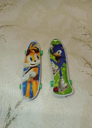Мини скейтборды ёжик соник sonic sega tehnicolor