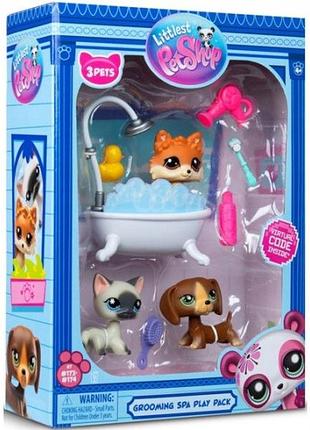 Набір фігурок littlest pet shop спа серія 3 lps00638
