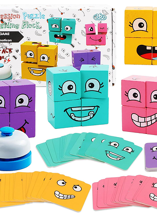 Игра «эмоции» с карточками и выражениями лица для детей, 3+