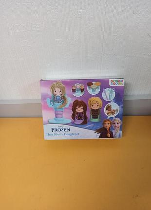 Набор для творчества с тестом для лепки disney frozen hair studio dough set от бренда okidoki dough
