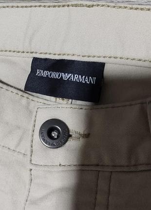 Чоловічі брендові бежеві штани emporio armani, розмір 30.