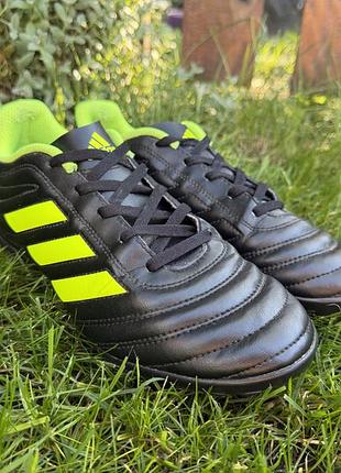 Оригінальні дитячі сороконіжки adidas copa 19.4 tf bb8097, футбольне взуття р39/24см