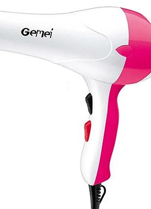 Фен для волосся gemei gm-1701 1200w з насадкою-концентратором