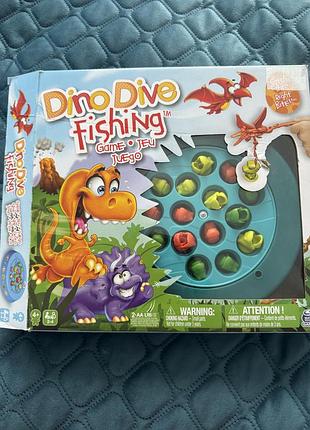 Розвиваюча гра dino dive fishing риболовля з динозавриками