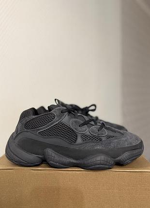 Кросівки чоловічі adidas yeezy 500 granite сірі 43-44 розмір, 27,5 см