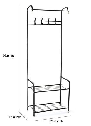 Вешалка для одежды 3в1 hat stand напольная 4
