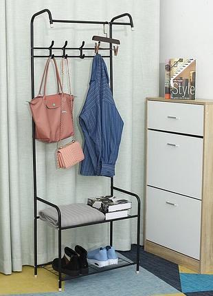 Вешалка для одежды 3в1 hat stand напольная 6