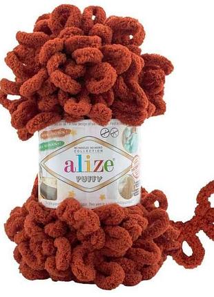 Пряжа puffy 36 5шт/уп 100% микрополиэстер 100г 9.2м тм alize