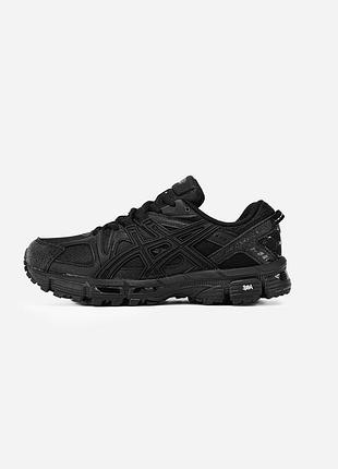 Asics gel-kahana 8 all black 4