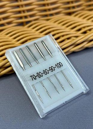 Иглы для бытовых машин skc нах1 70-100 - 5 шт