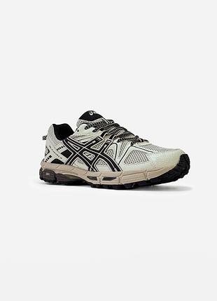 Asics gel-kahana 8 white/beige/black 3