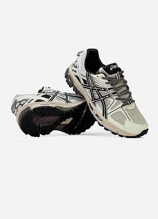 Asics gel-kahana 8 white/beige/black 2