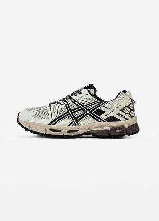 Asics gel-kahana 8 white/beige/black 4