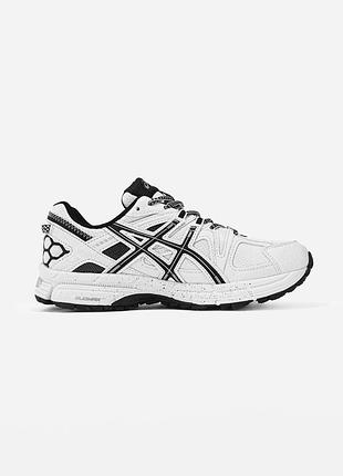 Asics gel-kahana 8 white/black 6