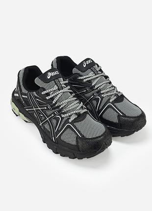 Asics gel-kahana 8 black/grey/white 7