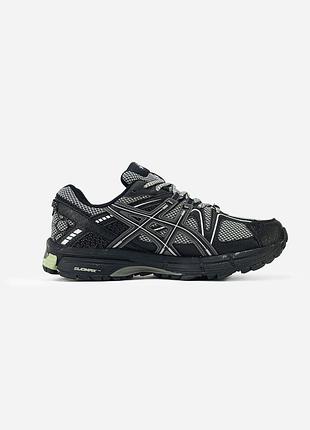 Asics gel-kahana 8 black/grey/white 6