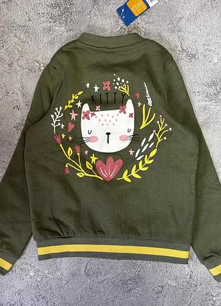 Кофта на замку утеплена для дівчинки 3