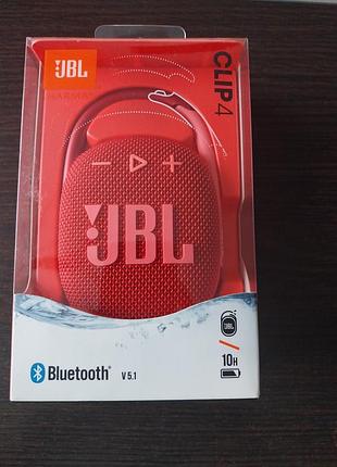 Портативна колонка jbl clip 4 червона