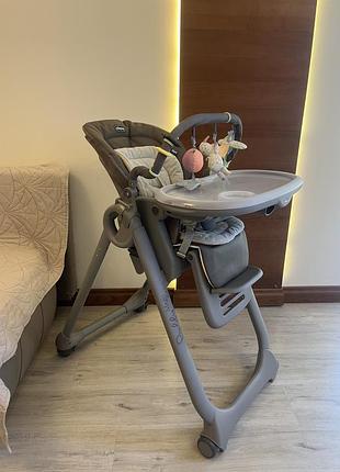 Стільчик для годування chicco polly magic relax new